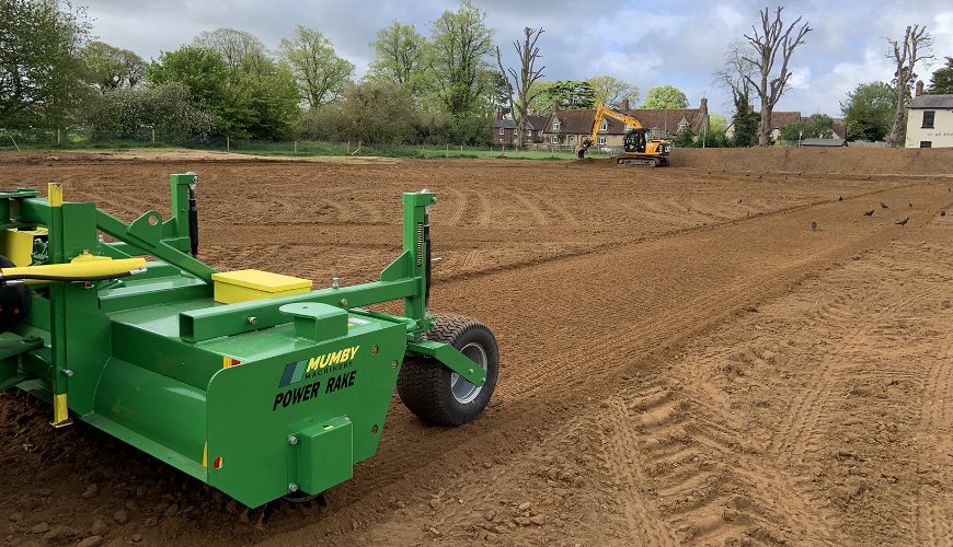Preparation of surface for reseeding grass