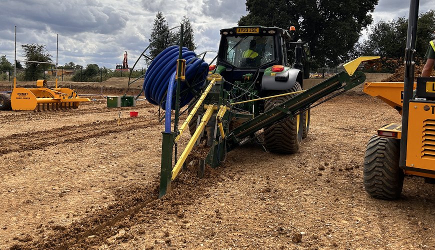 School Footbal Pitch Drainage